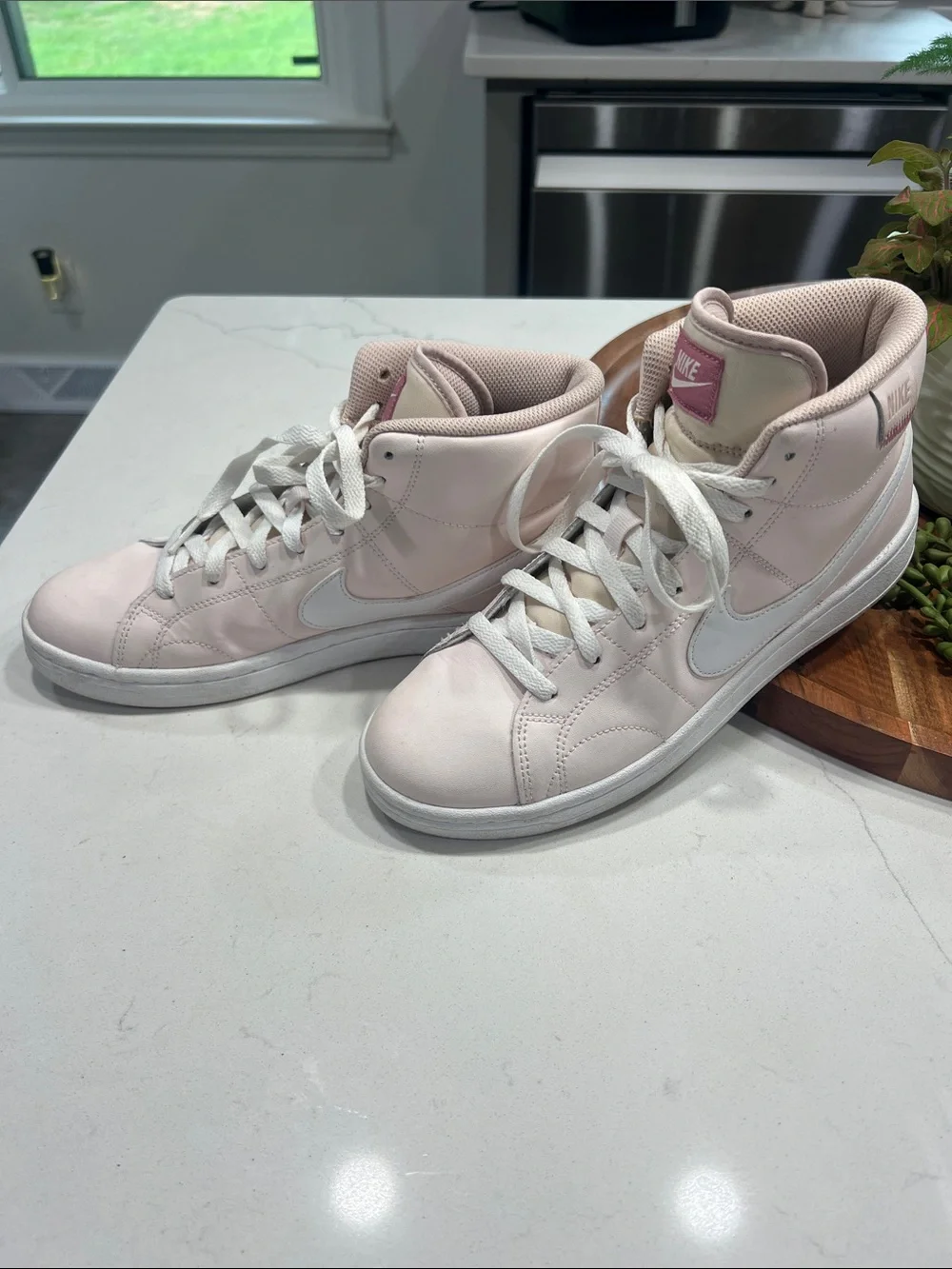 Nike Women’s Light Pink High-Top Sneakers